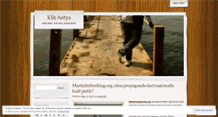 Desktop Screenshot of klikebyaritya.wordpress.com
