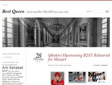 Tablet Screenshot of bestqueen.wordpress.com