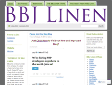 Tablet Screenshot of bbjlinen.wordpress.com