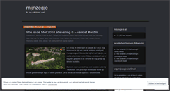 Desktop Screenshot of mijnzegje.wordpress.com