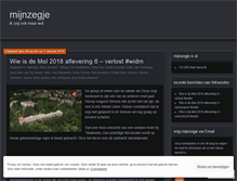 Tablet Screenshot of mijnzegje.wordpress.com
