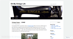 Desktop Screenshot of ohmyvintagelife.wordpress.com