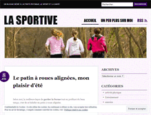 Tablet Screenshot of lasportive.wordpress.com