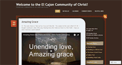 Desktop Screenshot of cofchristelcajon.wordpress.com