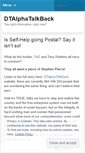 Mobile Screenshot of dtalphatalkback.wordpress.com
