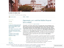 Tablet Screenshot of lsdforum.wordpress.com