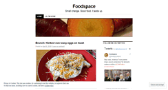 Desktop Screenshot of foodspace.wordpress.com