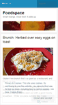 Mobile Screenshot of foodspace.wordpress.com