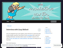 Tablet Screenshot of missmadelinecarlin.wordpress.com