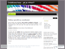 Tablet Screenshot of dodatkowakasa.wordpress.com