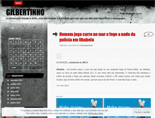 Tablet Screenshot of gilbertinho.wordpress.com