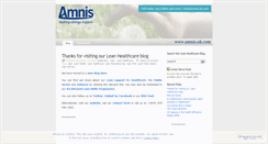 Desktop Screenshot of leanhealthcare.wordpress.com