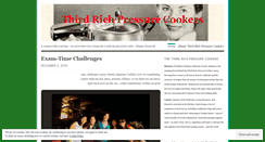 Desktop Screenshot of 3rdrichpressurecookers.wordpress.com