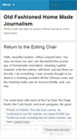 Mobile Screenshot of homemadejournalism.wordpress.com