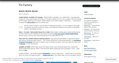 Desktop Screenshot of finfactory.wordpress.com