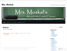 Tablet Screenshot of mrsmoskal.wordpress.com