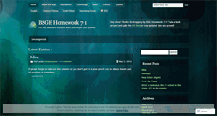 Desktop Screenshot of homework71.wordpress.com