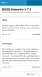 Mobile Screenshot of homework71.wordpress.com