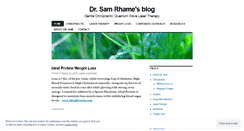 Desktop Screenshot of drsamrhame.wordpress.com
