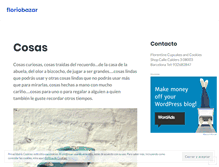 Tablet Screenshot of floriobazar.wordpress.com