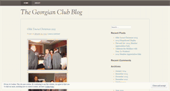 Desktop Screenshot of georgianclub.wordpress.com