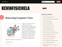 Tablet Screenshot of kevinfisichela.wordpress.com