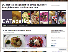 Tablet Screenshot of eatabetical.wordpress.com