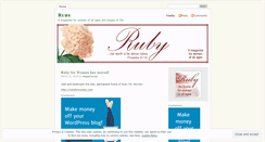 Desktop Screenshot of magazineruby.wordpress.com