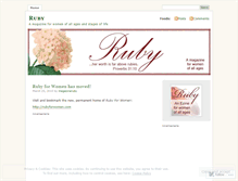 Tablet Screenshot of magazineruby.wordpress.com