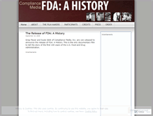 Tablet Screenshot of fdahistory.wordpress.com