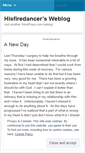 Mobile Screenshot of hisfiredancer.wordpress.com