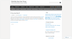 Desktop Screenshot of colombiajug.wordpress.com