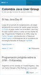 Mobile Screenshot of colombiajug.wordpress.com