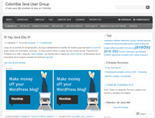 Tablet Screenshot of colombiajug.wordpress.com