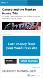 Mobile Screenshot of carusoandthemonkeyhousetrial.wordpress.com