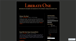 Desktop Screenshot of liberateone.wordpress.com