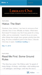 Mobile Screenshot of liberateone.wordpress.com