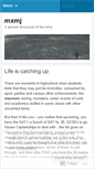 Mobile Screenshot of mxmj.wordpress.com