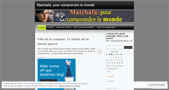Desktop Screenshot of matchafa.wordpress.com