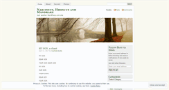 Desktop Screenshot of narcissushibiscusmandrake.wordpress.com
