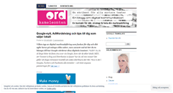 Desktop Screenshot of ordkameleonten.wordpress.com