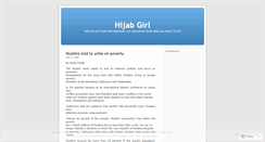 Desktop Screenshot of hijabgirl.wordpress.com