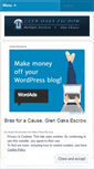 Mobile Screenshot of glenoaksescrow.wordpress.com