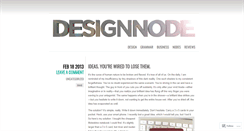Desktop Screenshot of designnode.wordpress.com