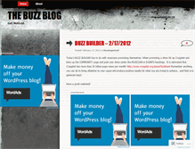 Tablet Screenshot of buzzrevolution.wordpress.com
