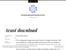 Tablet Screenshot of downloadappworld238.wordpress.com
