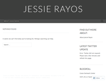 Tablet Screenshot of jessierayos.wordpress.com