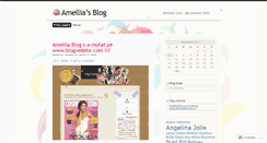 Desktop Screenshot of amellia.wordpress.com