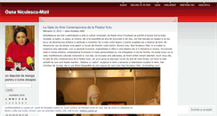 Desktop Screenshot of oananiculescumizil.wordpress.com