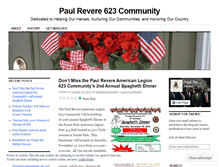 Tablet Screenshot of post623community.wordpress.com